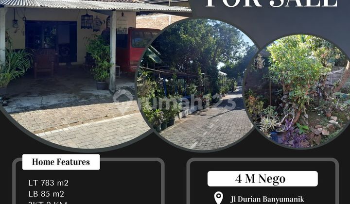 Tanahdan Bangunan Lokasi Premium Jalan Durian Banyumanik 1