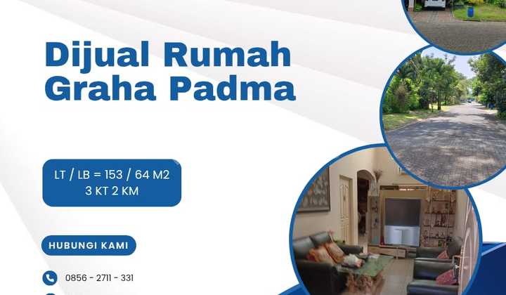 Rumah Bagus Siap Huni Graha Padma Semarang Barat 1