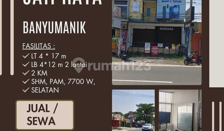 Ruko 2 Lantai Jati Raya Banyumanik bisa Jual atau Sewa 1