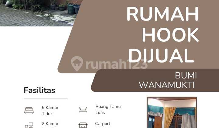 Calm and Cozy Corner House at Bumi Wanamukti, Sambiroto, Tembalang 1