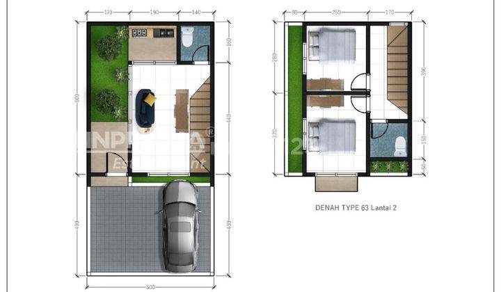 Rumah 2 Lantai di Jalan Al Hawi Cibinong Bogor  2