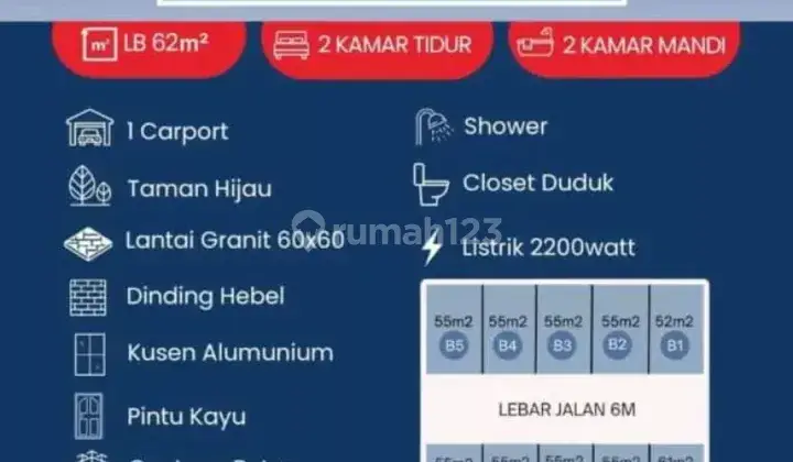 rumah 2 lantai di pinang 2 belakang upn kimo depok  2