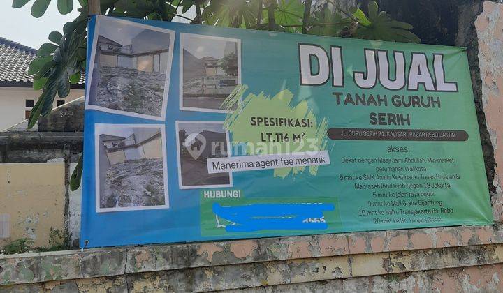 Jual Tanah Kavling Jalan Guru Seri Jakarta Timur  1