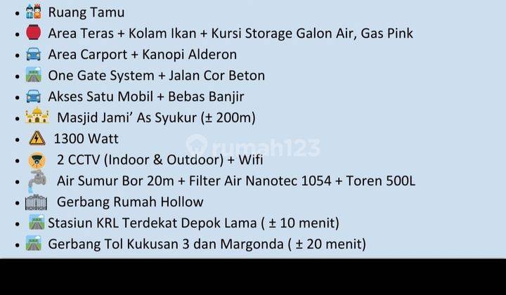 Rumah Ready Murah Dekat Stasiun Depok Lama Kpr Pribadi  2