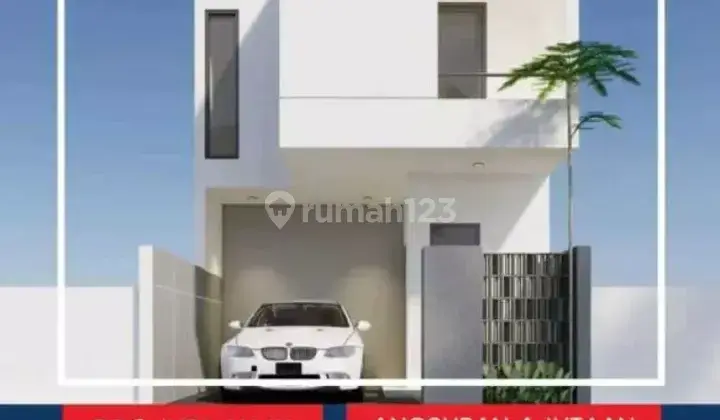 rumah 2 lantai di pinang 2 belakang upn kimo depok  1