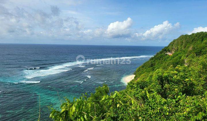 Cliffside Land with Unblocked Ocean View for Sale in Ungasan  1