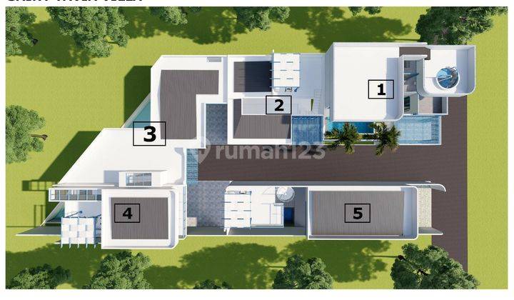 For sale 4 Villa Units 7 minutes to Karma Kandara Resort Ungasan 2