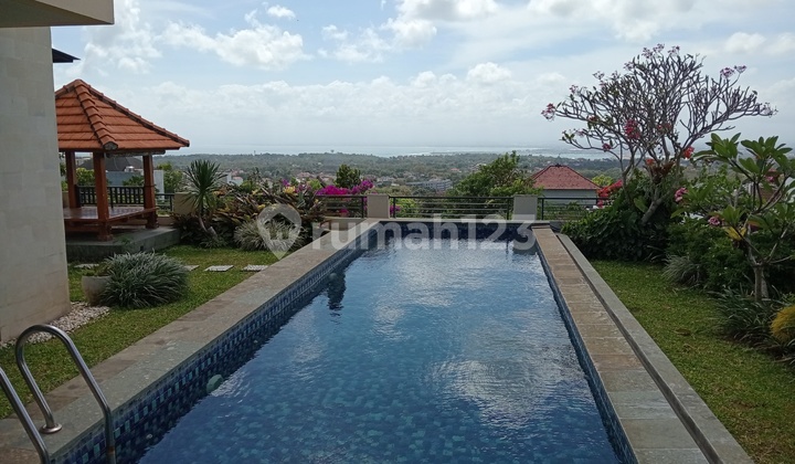 Amazing!! Villa with Ocean Views, Airport View and GWK View in Bukit Bintang - Puri Gading - Jimbaran for Sale