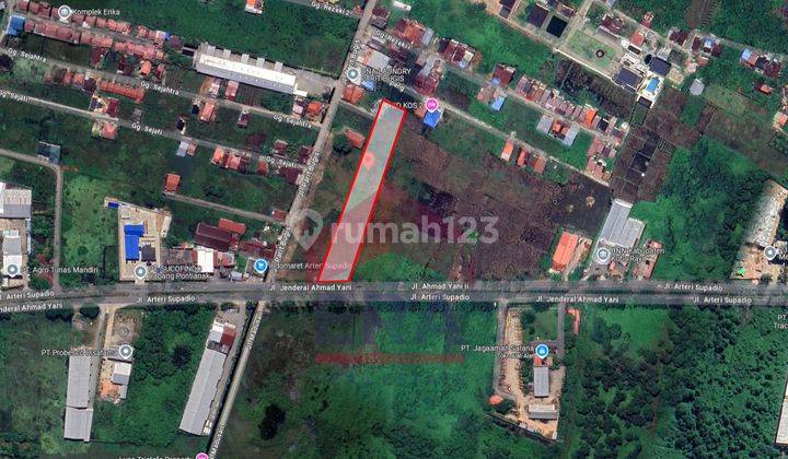 Tanah Tepi Jalan Kubu Raya Arteri Supadio, Pontianak 1