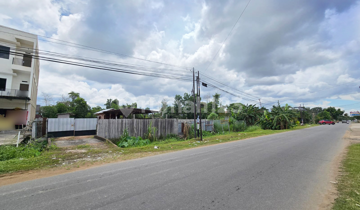 Tanah Tepi Jalan cocok untuk usaha dengan ukuran ideal Paris 2 , Pontianak 1