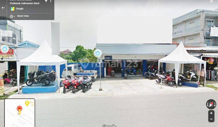 Tanah tepi jalan lokasi ramai jalan prof m yamin, pontianak 1