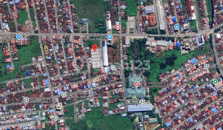 Gudang Siap Pakai Dekat dengan Pelabuhan Kom Yos Sudarso, Pontianak