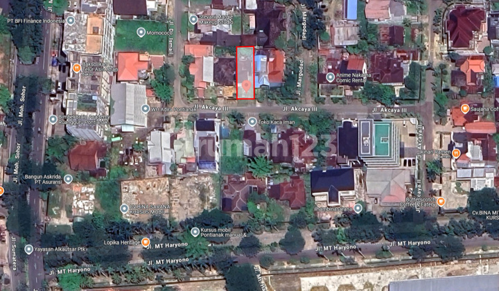 Tanah tengah kota ajaln akcaya 3 dr ismail, pontianak