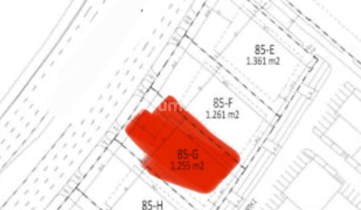 Tanah Kavling Komersial 1.255 m² Pasadena 1