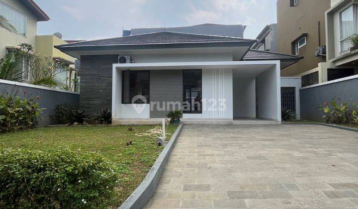 Disewakan Rumah Minimalis Dengan Backyard Sentul City, Bogor 1