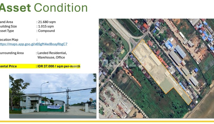 FOR RENT Land and Warehouse on Jl. Mulawarman, Batakan East Balikpapan, Balikpapan