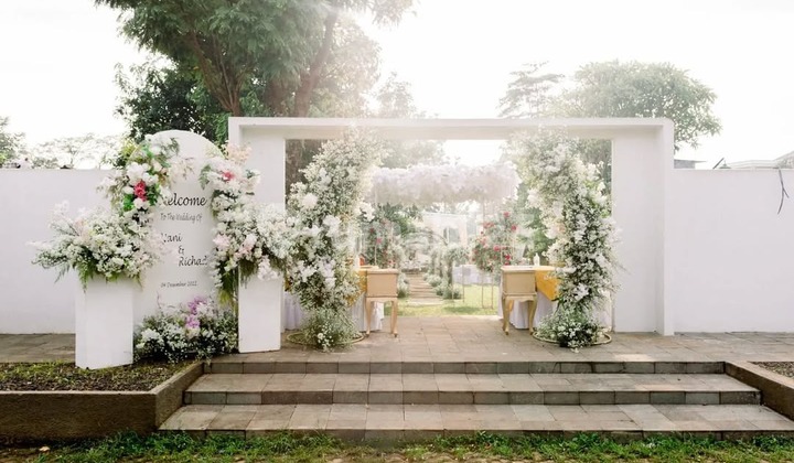 Di Jual Rumah dan Venue Wedding di Kebon Pak Camat Rawalumbu