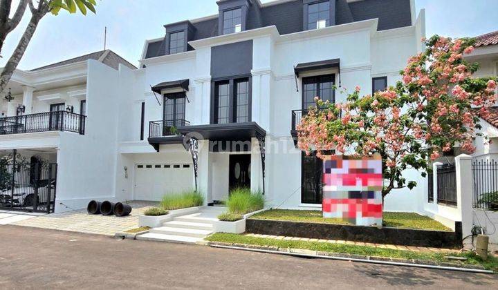 Dijiual Rumah Mewah Classic Modern Lokasi Cantik Dpn Taman 1