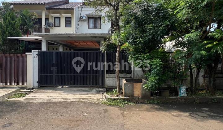 TURUN HARGA!  DIJUAL Rumah di Area Pangkalan Jati dekat Lebak Bulus. Lokasi di Dalam Kompleks Perumahan Elite, Jalan Sangat Lebar, Lingkungan Tenang dan Nyaman.