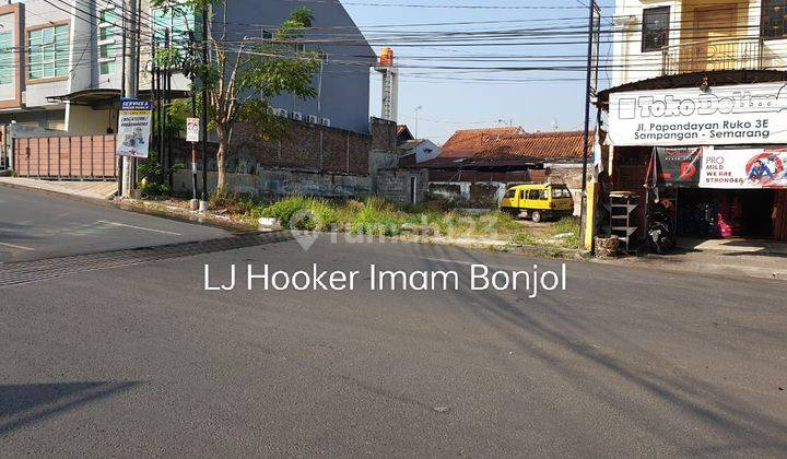 Tanah SHM 300m² pinggir jalan besar 2 arah cocok utk usaha & rumah #7726 1