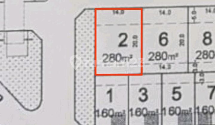SHM Land 280M² Flat Ready to Build Hook in Candi Golf Semarang#11104 2