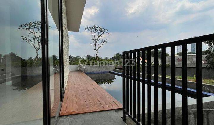 Rumah Tropical Bagus Murah di Kemang Ada Pool Siap Huni 2