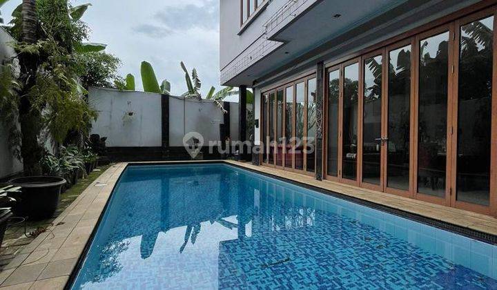 Modern Tropical House Ada Pool Di Lebak Bulus Jaksel 1