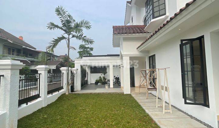 Rumah Vila Delima Lebak Bulus Brand New Renovated French Mediterranean Style 2