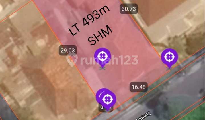 House for Sale in Cideng Area, SHM at NJOP Price 2