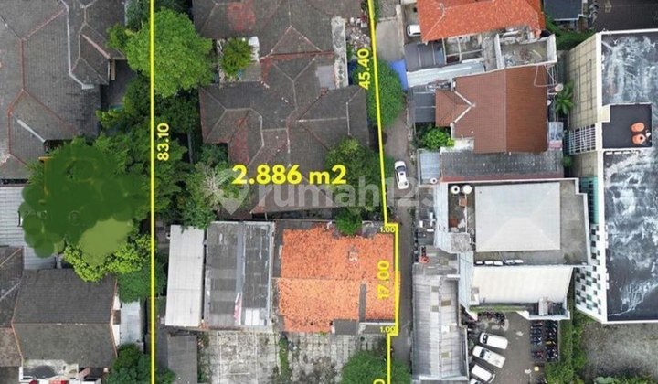lahan dan bangunan tua zona komersil ampera jakarta selatan