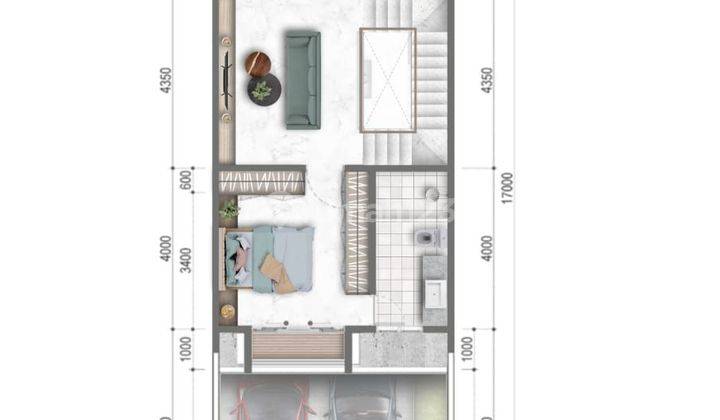 Dijual Rumah Baru 3 Lantai SHM di Boulevard Citra 5  2