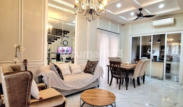 FOR SALE CORNER HOUSE SEMI FURNISHED IN CLUSTER – BINTARO