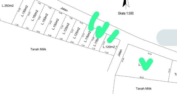 TANAH PLOT KECIL 100 M2 SANUR PADANG GALAK  AN-098 1