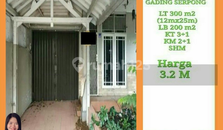 Dijual Cepat Rumah Tua Sektor 1a  1