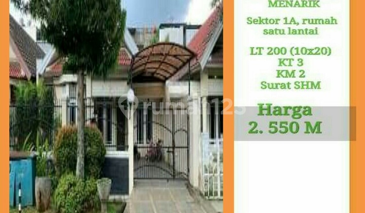 Dijual Rumah Sektor Favorit Di Gading Serpong 1