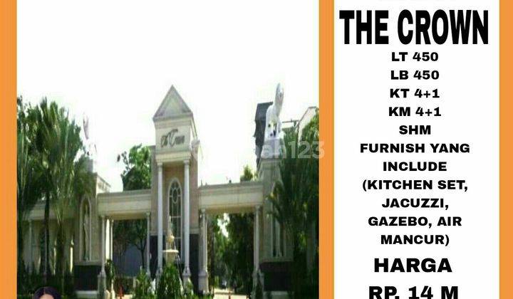 Dijual Rumah Mewah The Crown 1