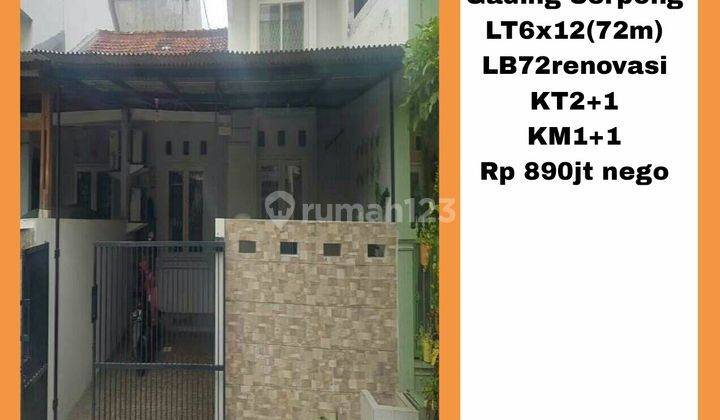 Dijual Rumah Sektor 6 Gading Serpong 1