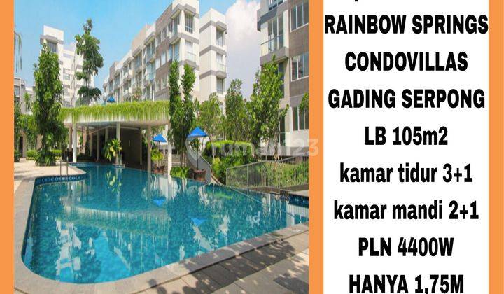 Dijual Cepat Apartemen Rainbow Condovilla Gading Serpong Joy Juragan 08161489577 1