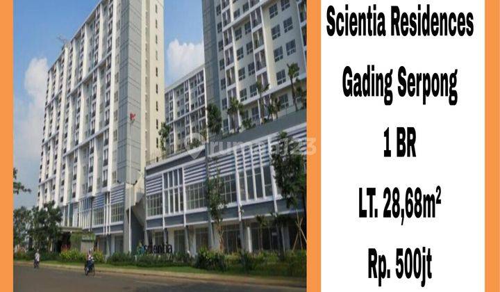 Dijual Cepat Apartement Scientia Residences 1br Joy Juragan 08161489577 1