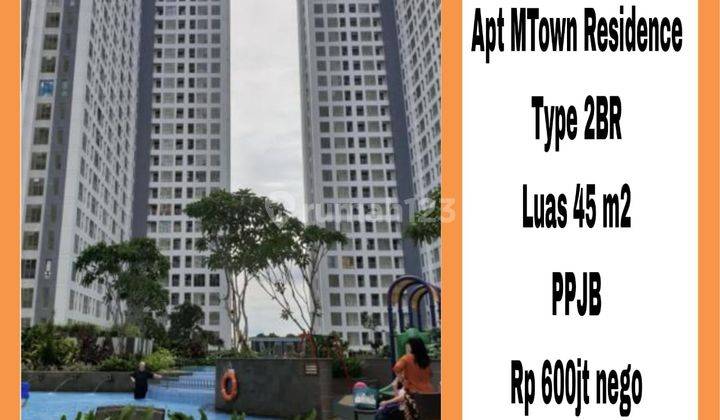 Dijual Cepat Apartemen Mtown Residence Type 2br Joy Juragan 08161489577 1