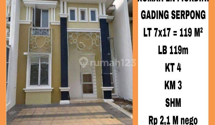 Dijual Cepat Rumah 2LANTAI Fiordini Gading Serpong Joy Juragan 08161489577 1