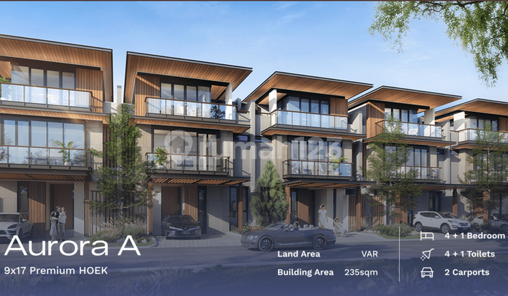 House in Finore Gading Serpong 3 Floors in City Center