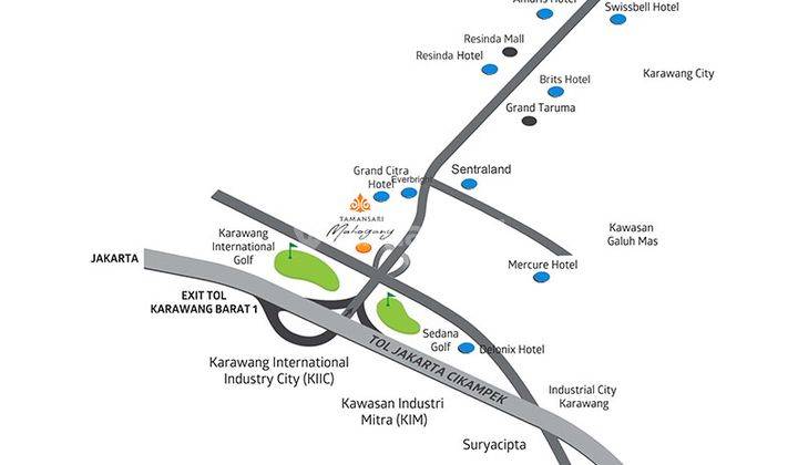 Apartement Apartment Tamansari Mahogany Karawang 1 BR Furnished Sudah Renovasi 8