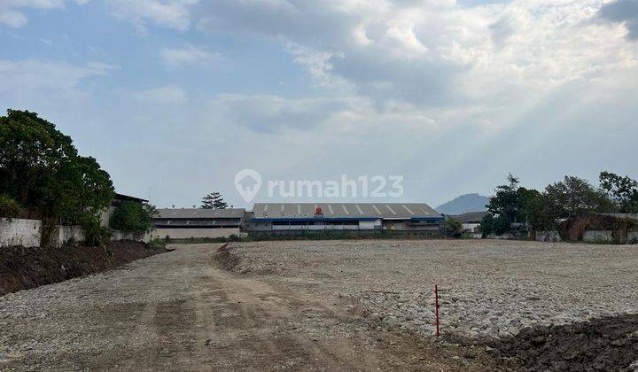 TANAH LUAS PADAT DAN DATAR DI LEUWIGAJAH Cocok untuk parkir bis, truk, armada travel dll 1