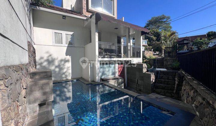 Villa Area Dago View Cantik Dengan Swimming Pool Full Furnish Harga Murah 1