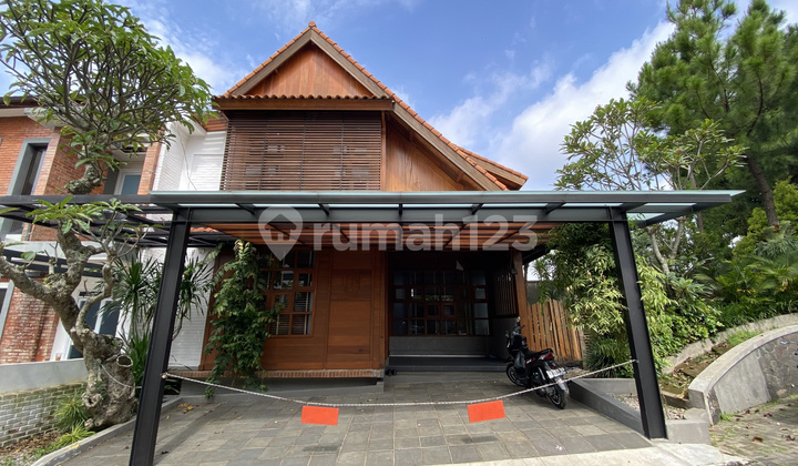 RUMAH BARU DI CIMAHI, CLUSTER ONE GATE LOKASI AMAN TENANG ASRI KONSEP RUMAH KAYU