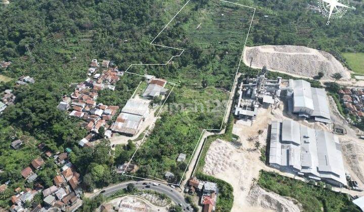 Tanah dijual di pinggir jalan besar cocok untuk pabrik atau perumahan di Ciburuy Cipatat Bandung Barat  1