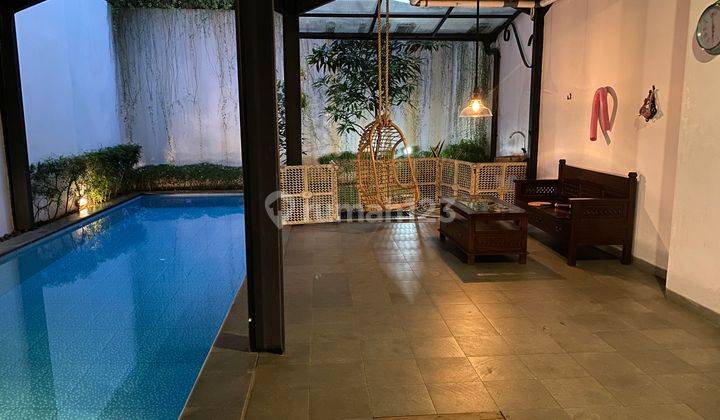 RUMAH SIAP HUNI DENGAN PRIVATE POOL ASRI DAN NYAMAN DI CIPETE UTARA JAKARTA SELATAN 2