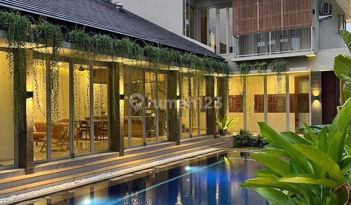 Rumah Cantik Siap Huni Modern Tropis Design Nuasa Resort Fully Furnished At Veteran Area Jakarta Selatan 1