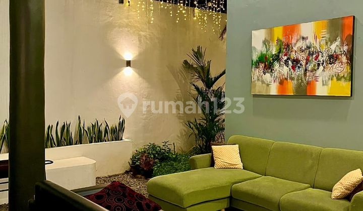 Rumah Villa Design Tropis Di Cinangka Depok 2